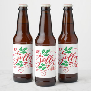 Sei Jolly Juice Christmas Cheer Bierflasche Bierflaschenetikett