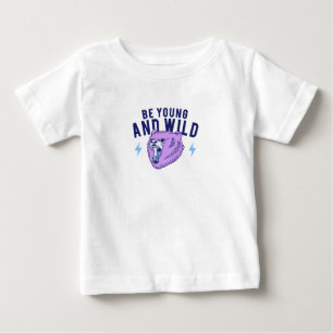 Sei jung und wild - zorniger Bär Baby T-shirt