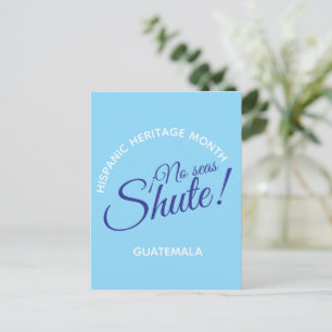 Sei kein Angeber! Guatemala Postkarte