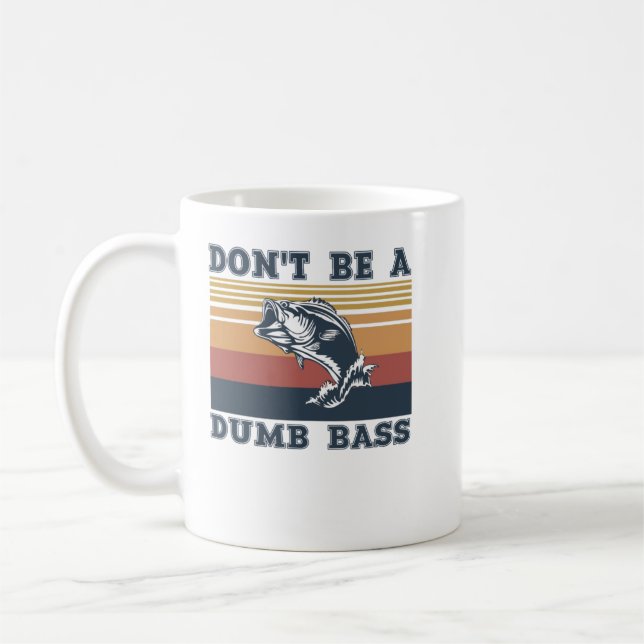 Sei kein blöder Bass Kaffeetasse (Links)