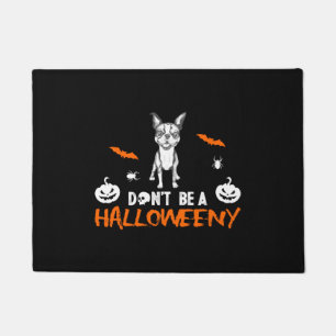 Sei kein Halloweeny Boston Terrier Fußmatte