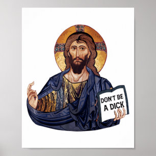 Sei kein Jesus-Buch Poster