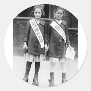 Sei kein Klumpen Runder Aufkleber