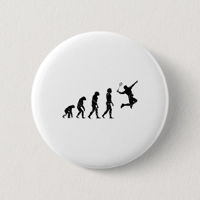 Sei kein Netto-Picker-Badminton-Player-Shuttle-RAC Button (Vorderseite)