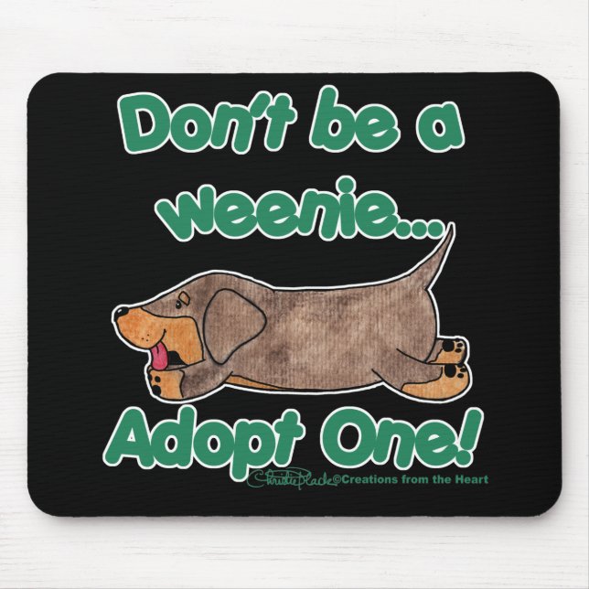 Sei kein Würstchen! Mousepad (Vorne)