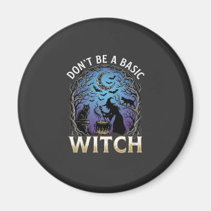 Sei keine einfache Hexe Halloween Kessel schwarze Magnet