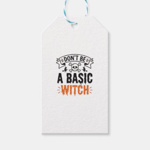 Sei keine gewöhnliche Hexe Vintage Halloween Geschenkanhänger