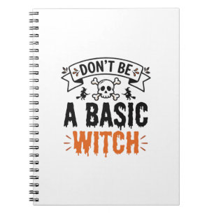 Sei keine gewöhnliche Hexe Vintage Halloween Notizblock