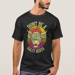 SEI KEINE SALZIGE FÄRSENKUH Vintage Floral Farmer T-Shirt