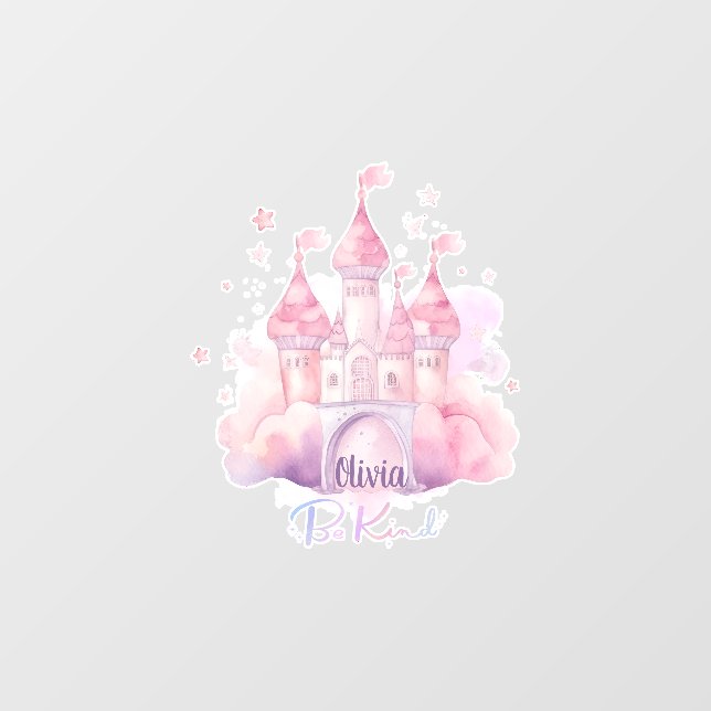 Sei Kind Palace anpassbares Portrait Fensteraufkleber (Blatt)