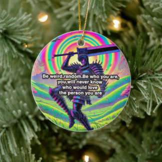 "Sei kühn, sei du" Hochwertiges Ornament