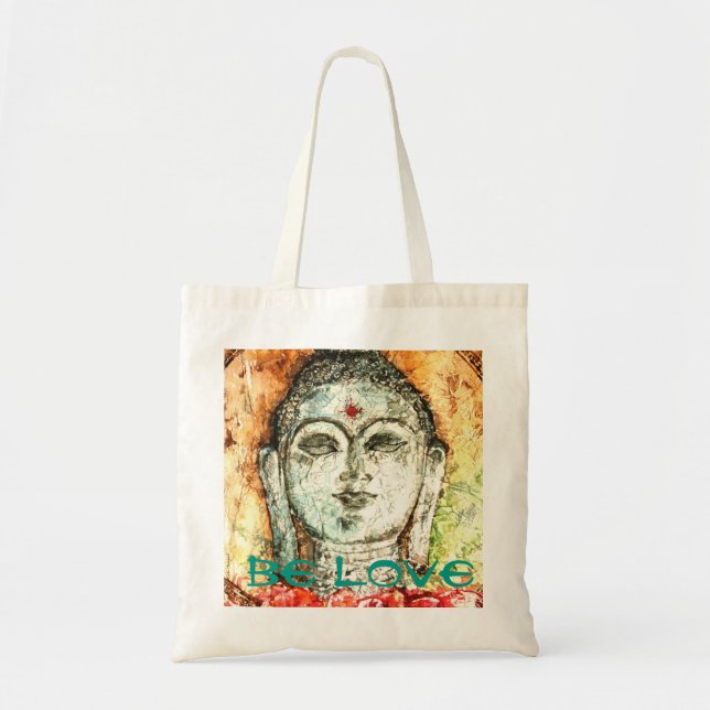Sei Liebe Buddha Art Leinwand Tasche (Vorne)