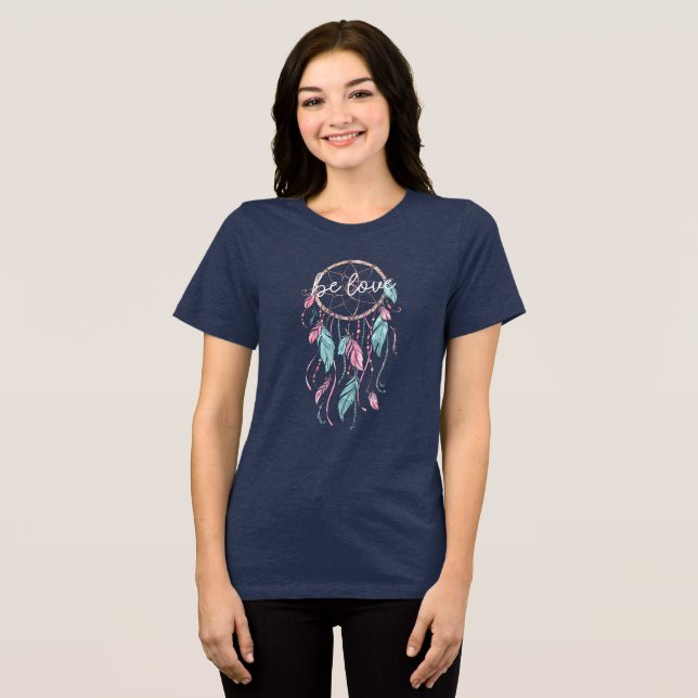 Sei Liebe Dream Catcher Tri-Blend Shirt (Vorderseite voll)