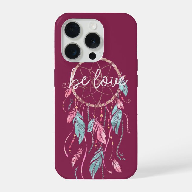 Sei Love Traumfänger iPhone Hülle (Rückseite)