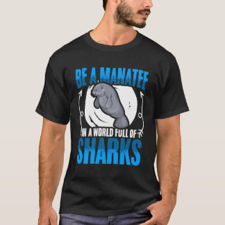 Sei Manateworld of Shark Dugong Sea Manatees Chub T-Shirt