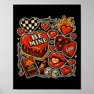 Sei Mein 67 Lustiges Valentinsliebes-Meme-Paar pas Poster