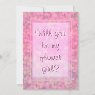 Sei mein Blumenmädchen Einladung