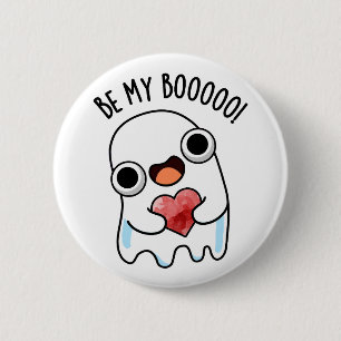 Sei mein Boo Funny Ghost Pun Button