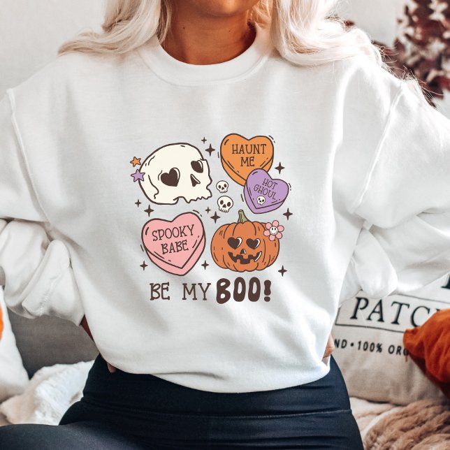 Sei mein Boo Halloween Sweatshirt (Von Creator hochgeladen)