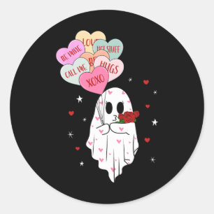 Sei mein Boo Valentine Geist mit Bylloon Happy V D Runder Aufkleber