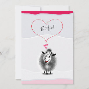 "Sei mein!" - Frohen Valentinstag Schöne Grüße Feiertagskarte