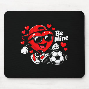 Sei mein Fußball-Valentinstag Herz Spieler Süße Li Mousepad
