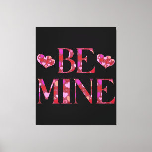 Sei mein Herz Muster Wall Art Leinwanddruck