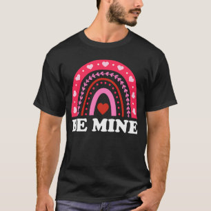 Sei mein Herz Rainbow Valentinstag Lehrerin Mädche T-Shirt