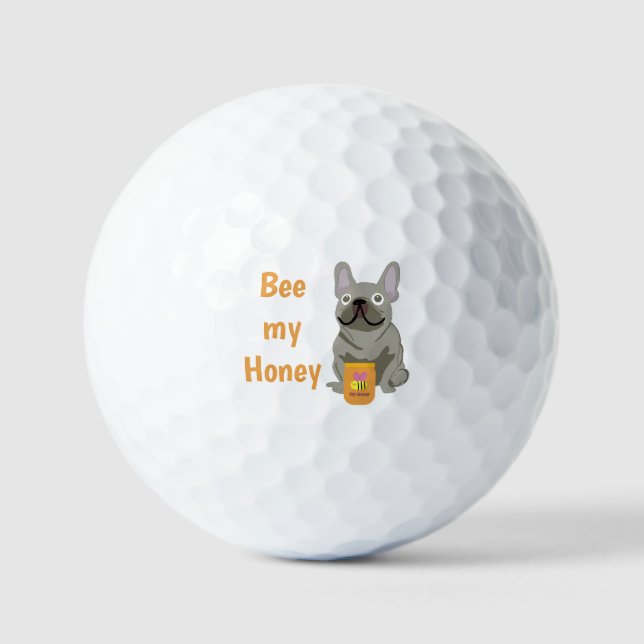 Sei mein Honig Golfball (Vorderseite)