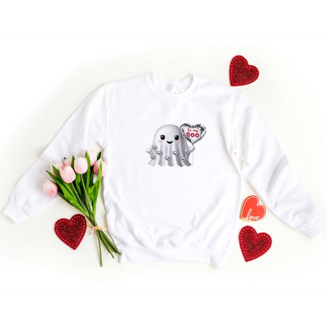 Sei mein Personalisiertes Valentinstag Sweatshirt  (Be My Boo Personalized Valentine's Day Sweatshirt)
