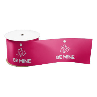 Sei Mein Rosa Herzen Satinband