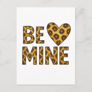 Sei Mein Sei Mein Valentinstag Gepard Druck Postkarte