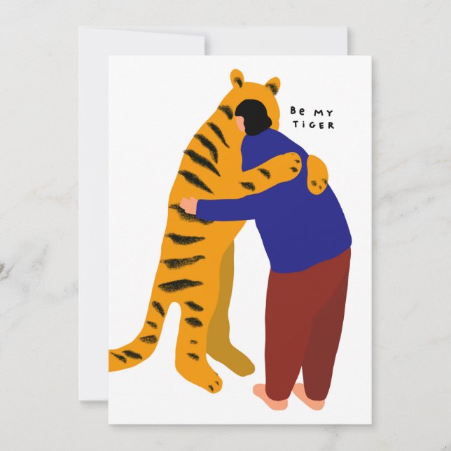 Sei mein Tiger Save The Date (Vorderseite)