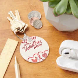 Sei mein Valentin: Ein Tag der Liebe und Romantik Schlüsselanhänger