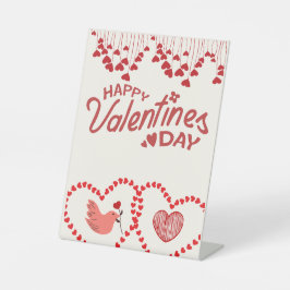 Sei mein Valentin: Ein Tag der Liebe und Romantik Sockelschild