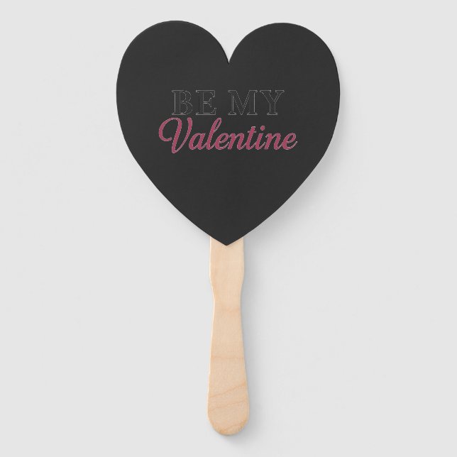 SEI MEIN VALENTIN FÄCHER (Vorderseite)