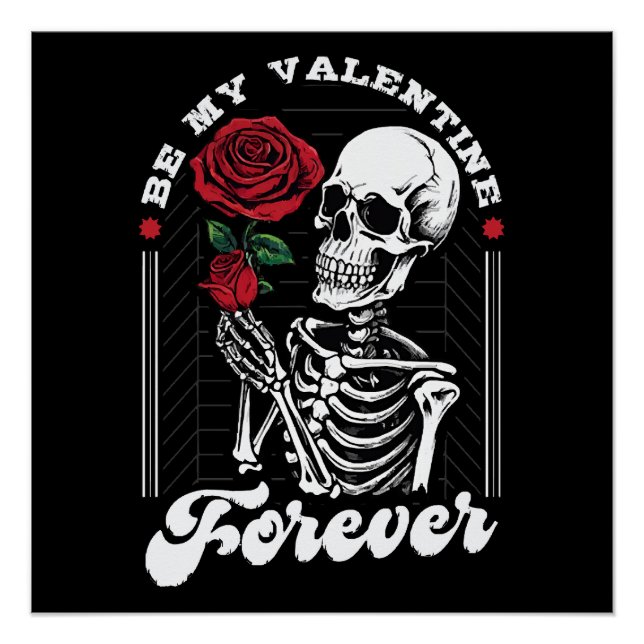 Sei mein Valentin für immer Poster (Vorderseite)