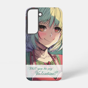 Sei mein Valentin im Manga-Stil 33420 Samsung Galaxy Hülle