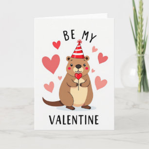 Sei-mein-Valentin-Otter-Karte Karte