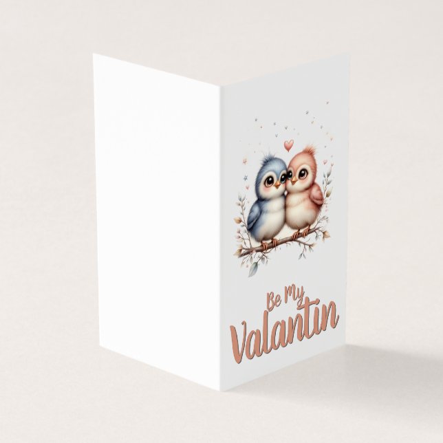 Sei mein Valentin – Süße Liebesvögel Valentins-Kun (Vorderseite)