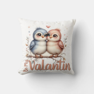 Sei mein Valentin – Süße Liebesvögel Valentins-Kun Kissen