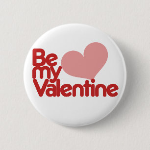 Sei mein Valentine Button