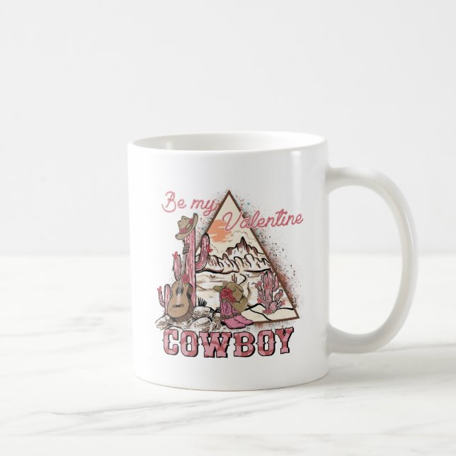 Sei mein Valentine Cowboy Kaffeetasse (Rechts)