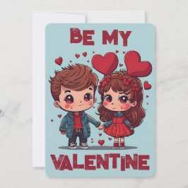 Sei mein Valentine Feiertagskarte