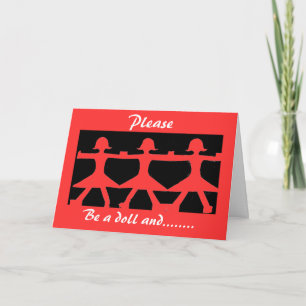 Sei mein Valentine Feiertagskarte