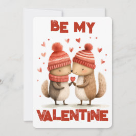 Sei mein Valentine Feiertagskarte