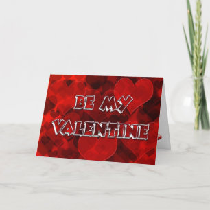 Sei mein Valentine Feiertagskarte