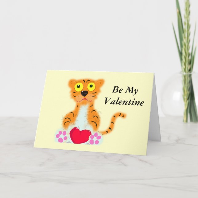 , sei mein Valentine Feiertagskarte (Vorderseite)