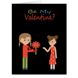 Sei mein Valentine Lesbian Themed