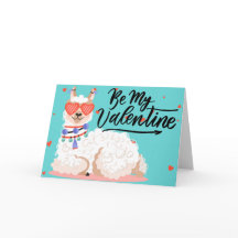 Sei mein Valentine Llama